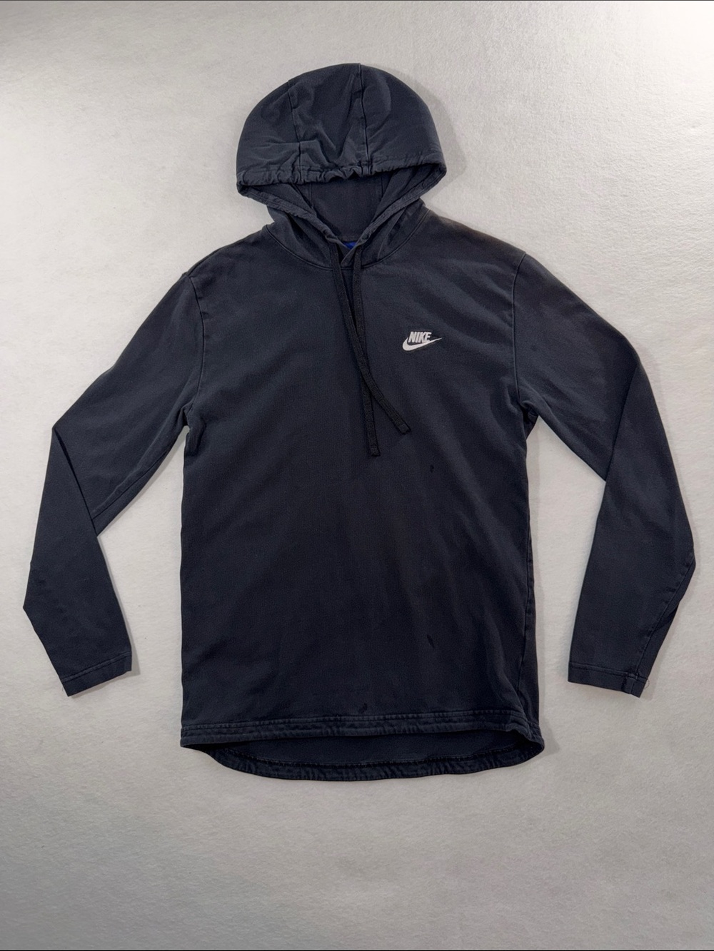 Nike Black Pullover Hooded Long-Sleeve Shirt